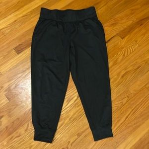 GapFit Brushed Tech Jersey Joggers Petite Large Dark Gray